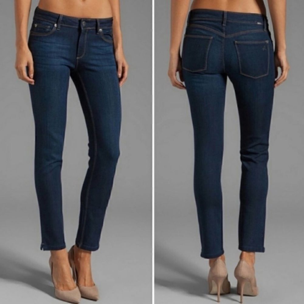 DL1961 Angel Mid-Rise Ankle Cigarette Stretch Jean